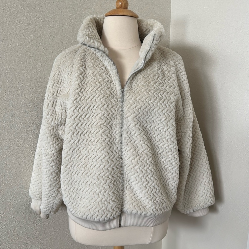 Abercrombie & Fitch Herringbone Bomber Jacket